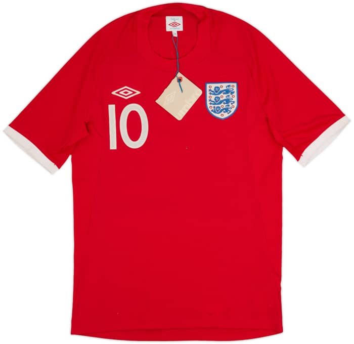 2010-11 England Away Shirt Rooney #10 (M)