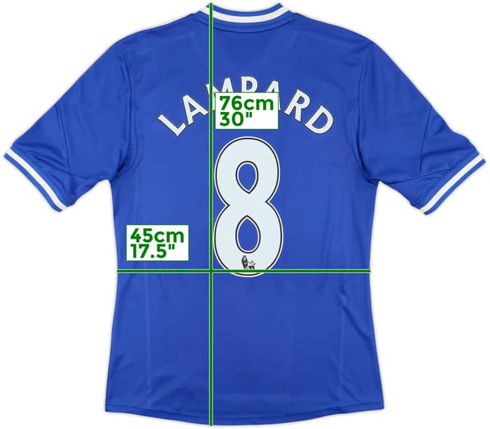 2013-14 Chelsea Home Shirt Lampard #8 - 8/10 - (S)