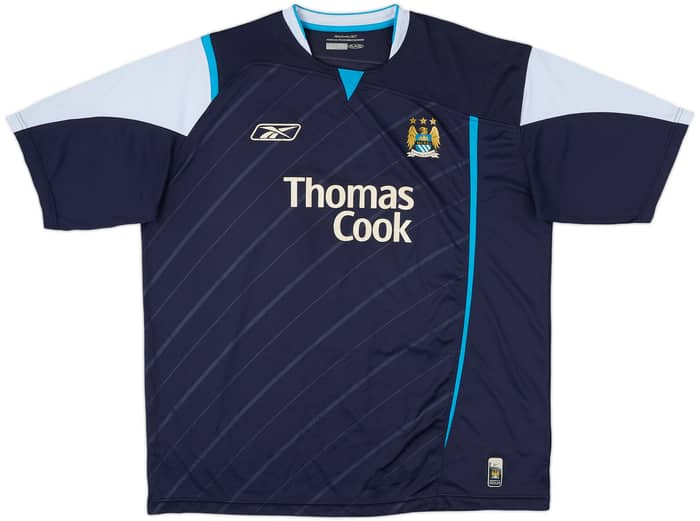 2005-06 Manchester City Away Shirt Dunne #22 - 7/10 - (XL)