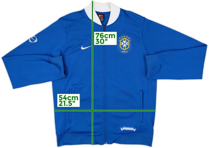 2006-07 Brazil Nike Track Jacket - 7/10 - (L)