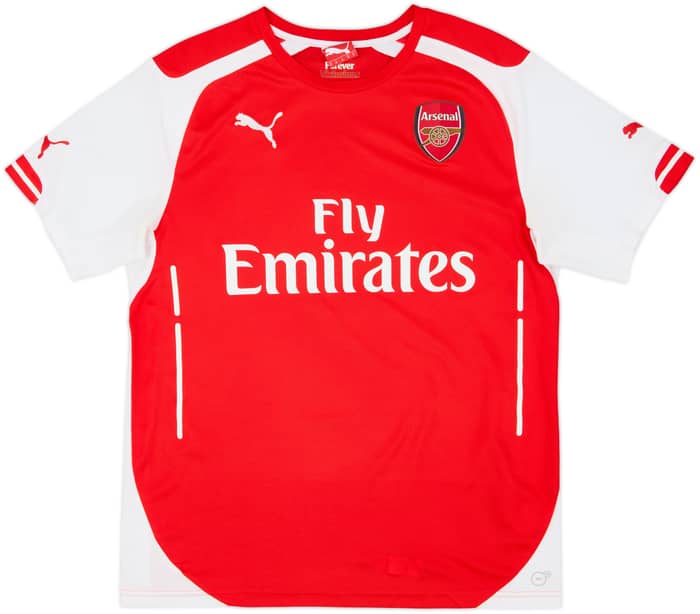 2014-15 Arsenal Home Shirt Arteta #8 - 8/10 - (M)