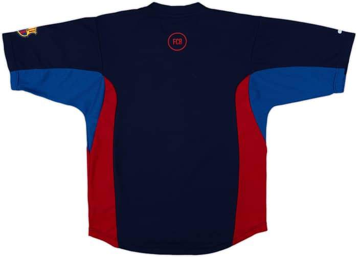 2000-01 Barcelona Nike Training Shirt - 8/10 - (L.Boys)