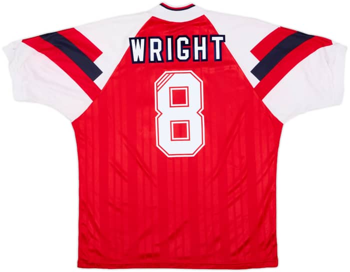 1992-94 Arsenal Home Shirt Wright #8 - 8/10 - (L)