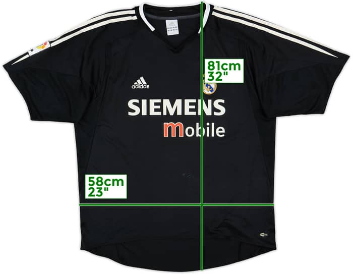 2004-05 Real Madrid Away Shirt Beckham #23 - 8/10 - (L)