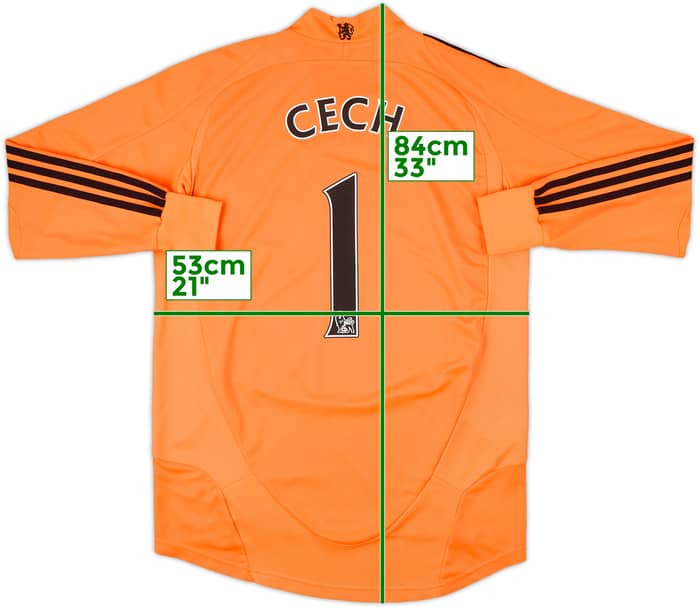 2008-09 Chelsea GK Shirt Cech #1 - 9/10 - (M)