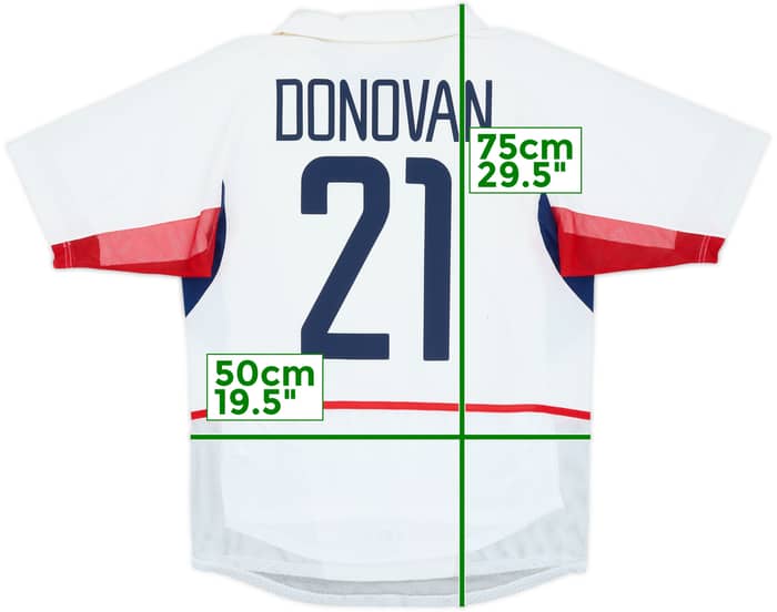 2002-03 USA Player Issue Home Shirt Donovan #21 - 10/10 - (S)