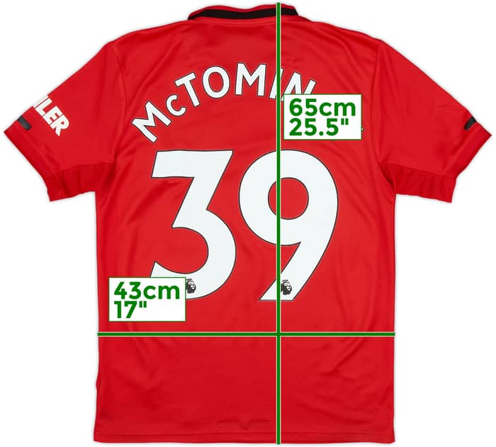 2019-20 Manchester United Home Shirt McTominay #39 - 7/10 - (S)