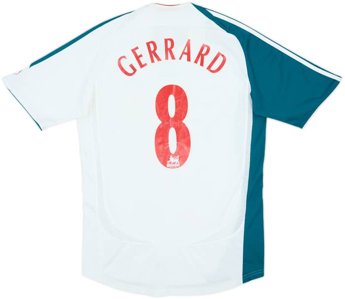 2006-07 Liverpool Third Shirt Gerrard #8 - 5/10 - (S)