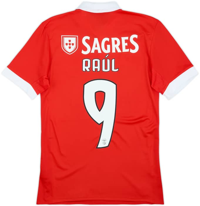 2017-18 Benfica Home Shirt Raul #9 - 9/10 - (XS)
