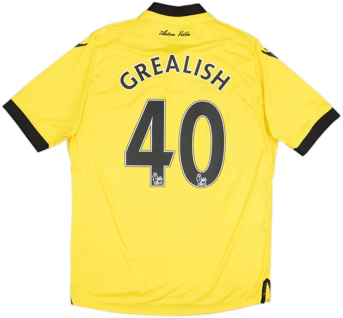 2015-16 Aston Villa Away Shirt Grealish #40 - 6/10 - (L)