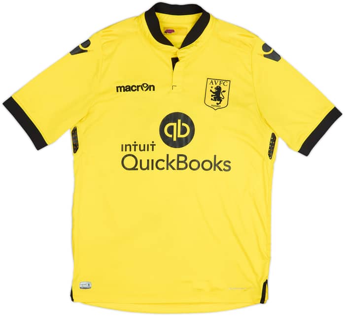 2015-16 Aston Villa Away Shirt Grealish #40 - 6/10 - (L)