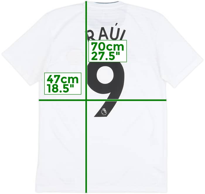 2018-19 Wolves Away Shirt Raul #9 - 8/10 - (S)