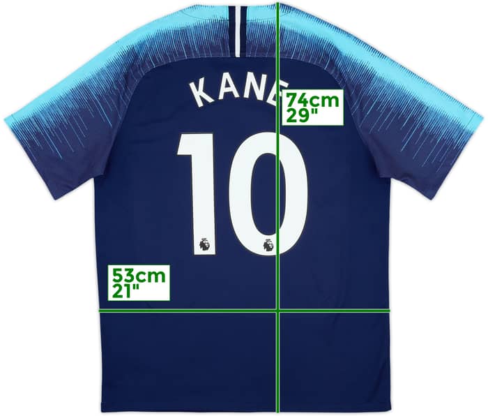 2018-19 Tottenham Away Shirt Kane #10 - 9/10 - (L)