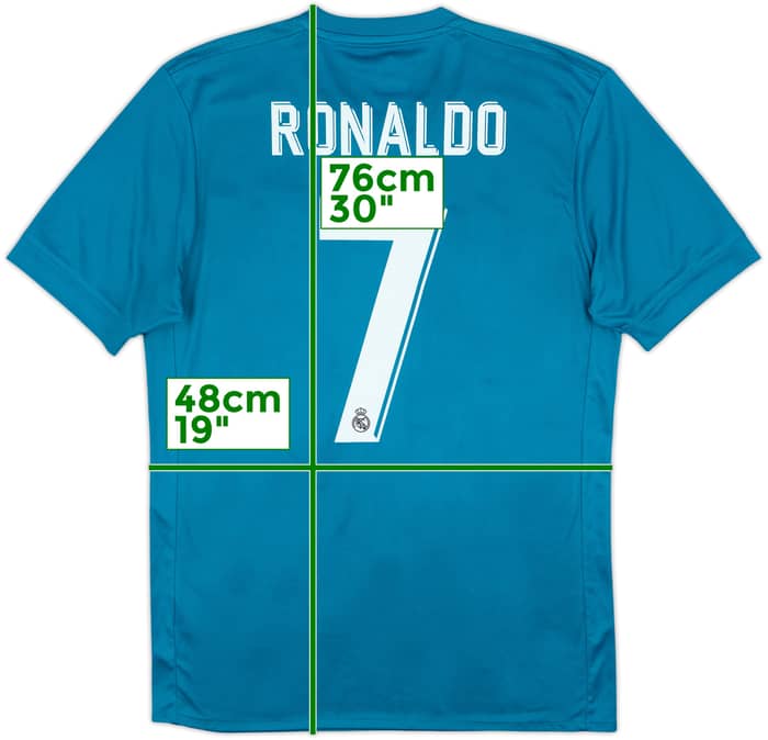 2017-18 Real Madrid Third Shirt Ronaldo #7 - 8/10 - (M)