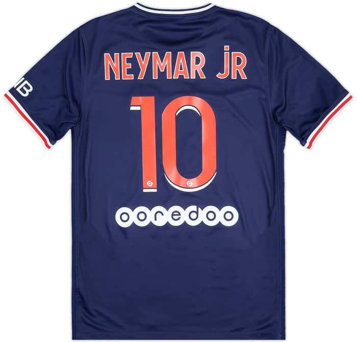 2020-21 Paris Saint-Germain Home Shirt Neymar Jr #10 - 7/10 - (S)