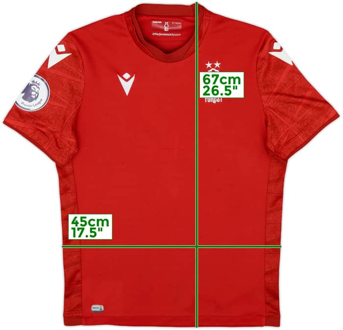 2022-23 Nottingham Forest Home Shirt - 6/10 - (S)
