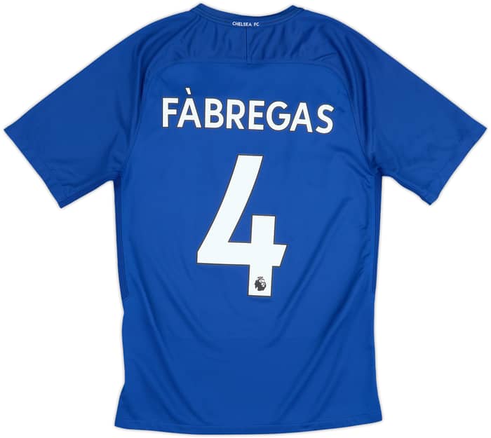 2017-18 Chelsea Home Shirt Fabregas #4 - 6/10 - (S)