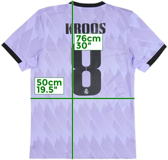 2022-23 Real Madrid Away Shirt Kroos #8 - 10/10 - (M)