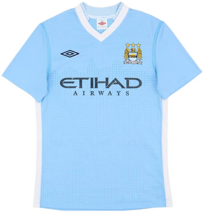 2011-12 Manchester City Home Shirt Kun Aguero #16 - 6/10 - (S)