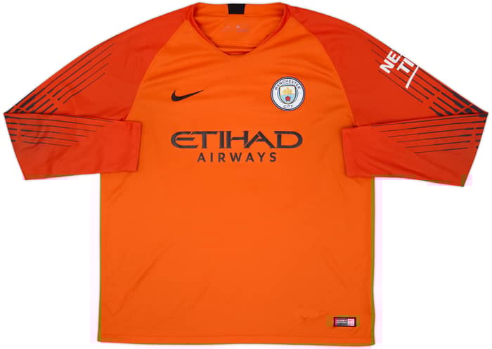 2018-19 Manchester City GK Shirt Ederson M. #31 - 8/10 - (XL)