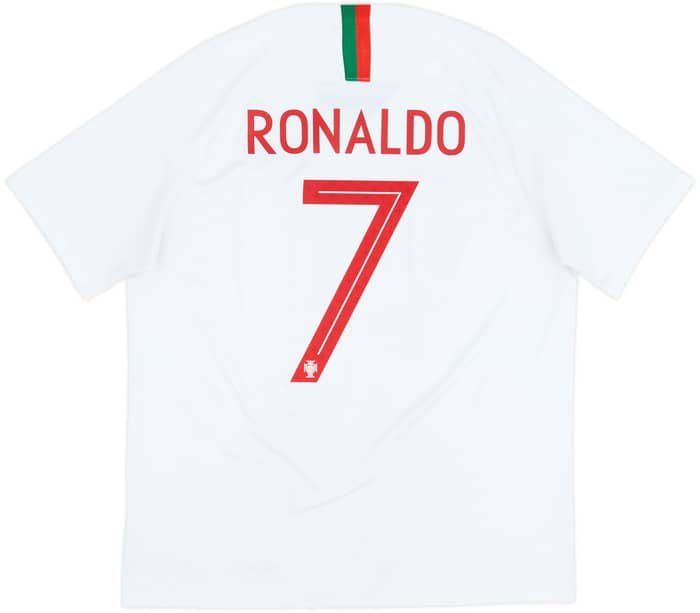 2018-19 Portugal Away Shirt Ronaldo #7 - 6/10 - (L)