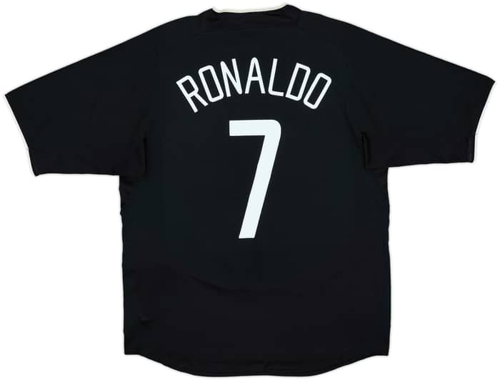 2003-05 Manchester United Away Shirt Ronaldo #7 - 9/10 - (XL)
