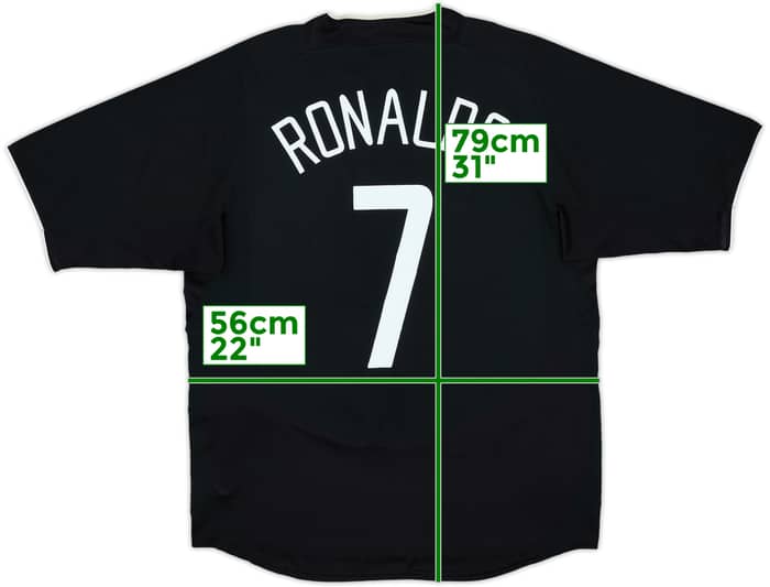 2003-05 Manchester United Away Shirt Ronaldo #7 - 9/10 - (XL)