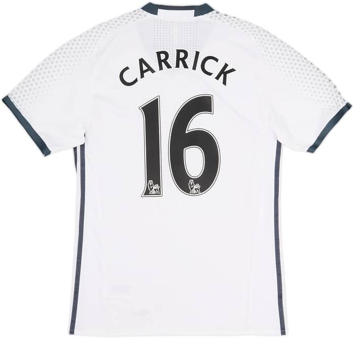 Camiseta de la tercera equipación versión jugador del Manchester United 2016-17 Carrick #16 - 7/10 - (M)