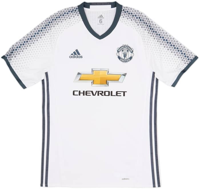 Camiseta de la tercera equipación versión jugador del Manchester United 2016-17 Carrick #16 - 7/10 - (M)