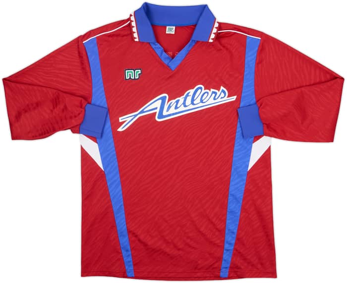 1992 Kashima Antlers Home L/S Shirt - 8/10 - (L)