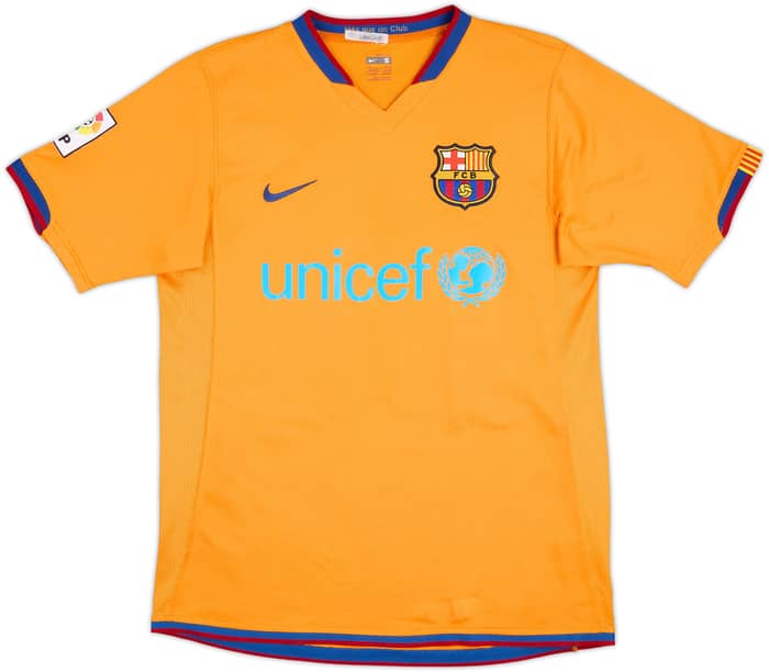 2006-08 Barcelona Away Shirt Ronaldinho #10 - 9/10 - (S)