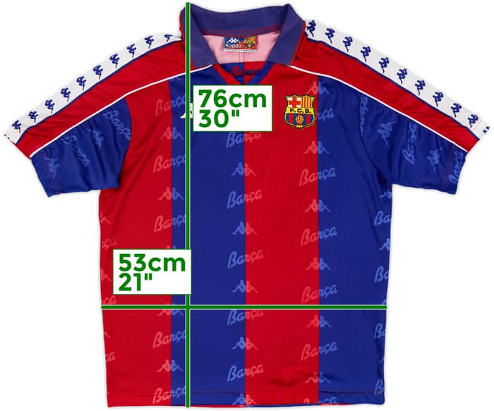 1992-95 Barcelona Home Shirt - 7/10 - (M)