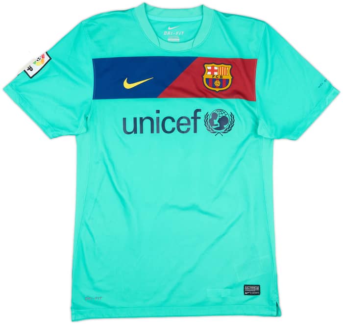 2010-11 Barcelona Away Shirt Messi #10 - 7/10 - (S)