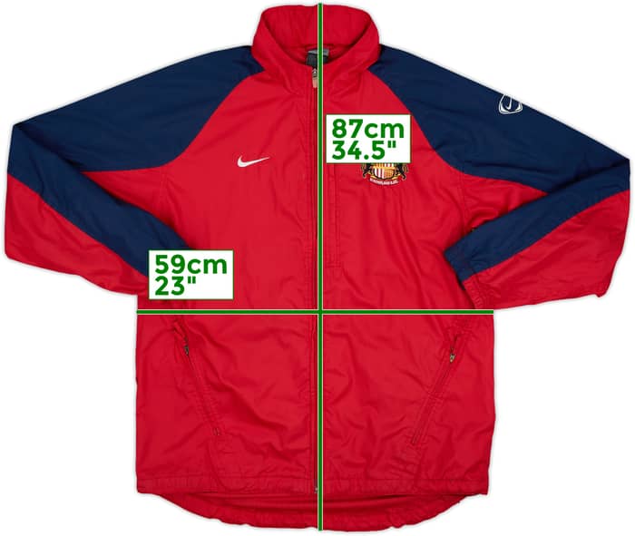 2003-04 Sunderland Nike Hooded Rain Jacket - 9/10 - (L)