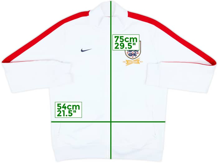 2013-14 England Nike Track Jacket - 8/10 - (L)
