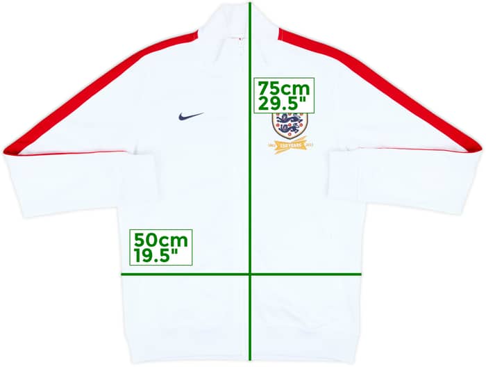 2013-14 England Nike Track Jacket - 9/10 - (M)