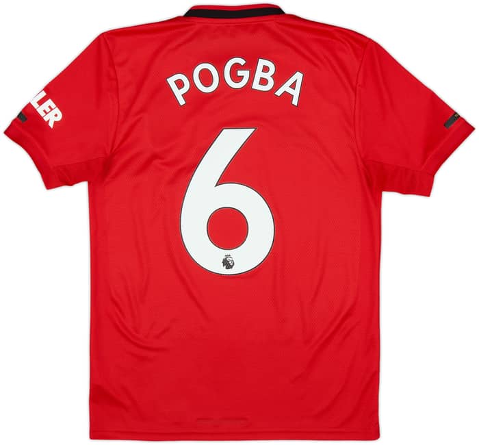 2019-20 Manchester United Home Shirt Pogba #6 - 9/10 - (S)