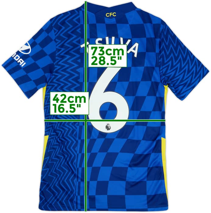 2021-22 Chelsea Local Camiseta T.Silva #6 - 10/10 - (S)