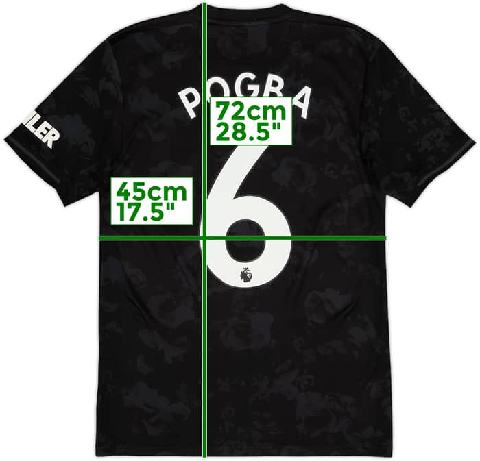 2019-20 Manchester United Third Shirt Pogba #6 - 9/10 - (S)