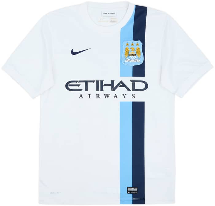 2013-14 Manchester City Third Shirt Kun Aguero #16 - 7/10 - (S)