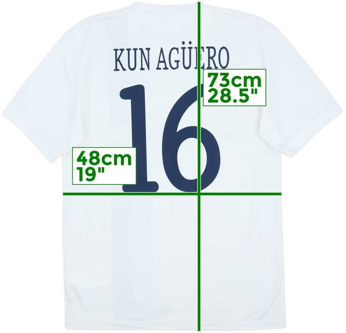 2013-14 Manchester City Third Shirt Kun Aguero #16 - 7/10 - (S)