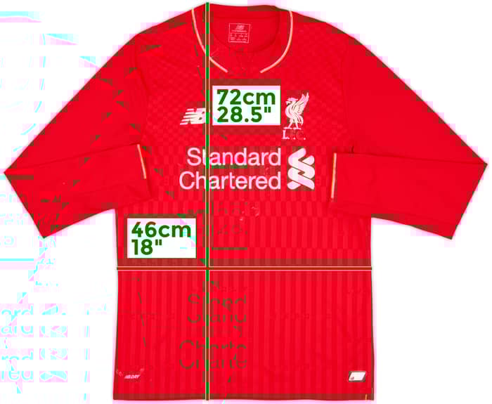 2015-16 Liverpool Home L/S Shirt - 4/10 - (S)