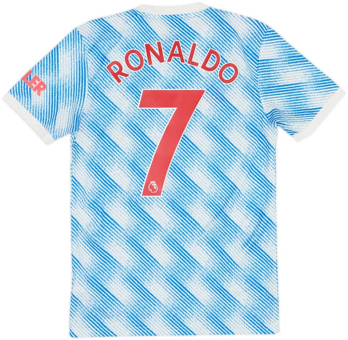 Camiseta de visitante del Manchester United 2021-22 Ronaldo #7 - 9/10 - (XS)