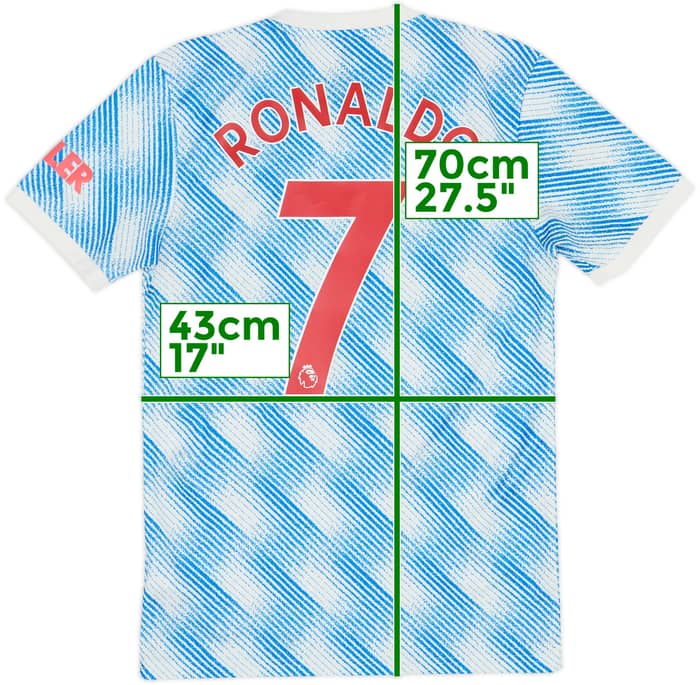 Camiseta de visitante del Manchester United 2021-22 Ronaldo #7 - 9/10 - (XS)