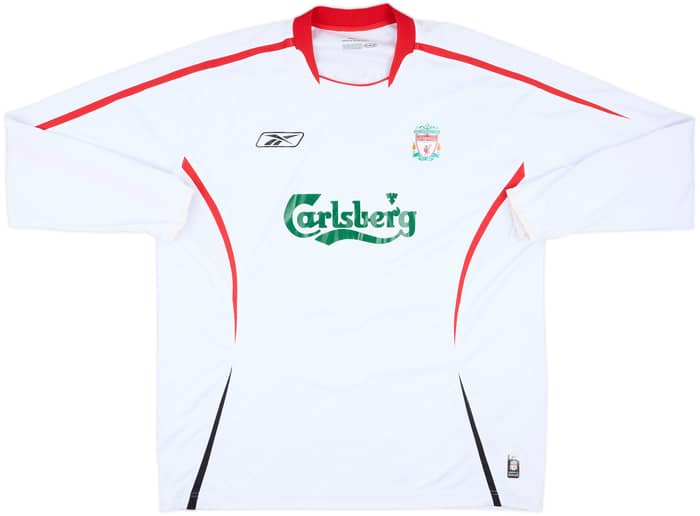 2005-06 Liverpool Away L/S Shirt Alonso #14 - 7/10 - (XL)