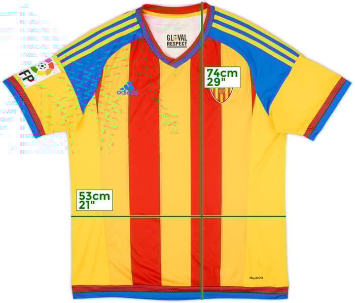 2015-16 Valencia Away Shirt - 10/10 - (L)