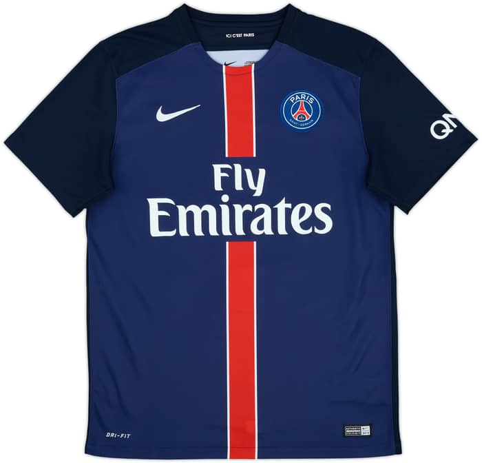 2015-16 Paris Saint-Germain Home Shirt Ibrahimovic #10 - 9/10 - (M)