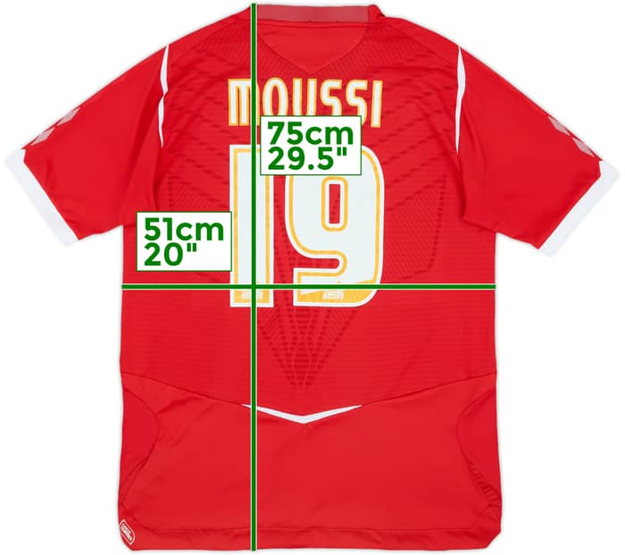 2008-09 Nottingham Forest Home Shirt Moussi #19 - 7/10 - (M)