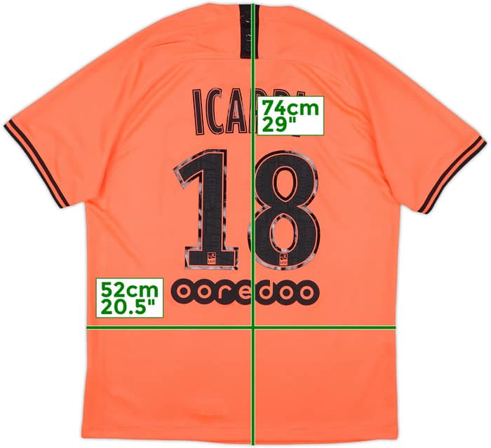 2019-20 Paris Saint-Germain Away Shirt Icardi #18 - 9/10 - (L)