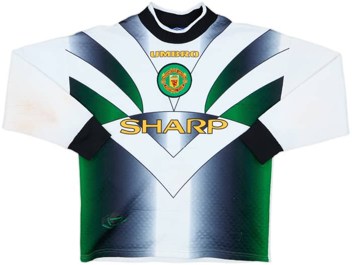 1996-97 Manchester United Camiseta de Portero Schmeichel #1 - 6/10 - (Y)